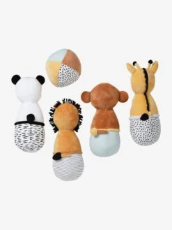 Jeu De Quilles En Tissu TANZANIE Multicolore - Vertbaudet -Enfants Meubles Magasin jeu de quilles en tissu tanzanie 5