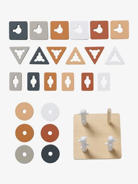 Jeu Des Formes à Empiler En Bois FSC® Multicolore - Petits Jouets - Vertbaudet 6 Jeu Des Formes à Empiler En Bois FSC® Multicolore - Petits Jouets - Vertbaudet – Image 4