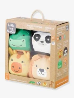 Les Dooballs - Set De 4 Balles Doudous - BABYTOLOVE Multicolore - 353 -Enfants Meubles Magasin les dooballs set de 4 balles doudous babytolove 2