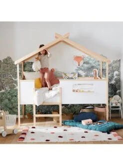 Lit Cabane Enfant Robinson Blanc - Vertbaudet -Enfants Meubles Magasin lit cabane enfant robinson 2