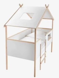 Lit Cabane Enfant Robinson Blanc - Vertbaudet -Enfants Meubles Magasin lit cabane enfant robinson 3