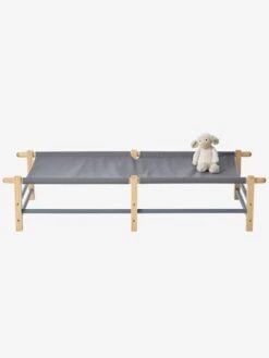 Lit De Camp Enfant Baroudeur Gris - Vertbaudet 9 Lit De Camp Enfant Baroudeur Gris - Vertbaudet -Enfants Meubles Magasin lit de camp enfant baroudeur 3