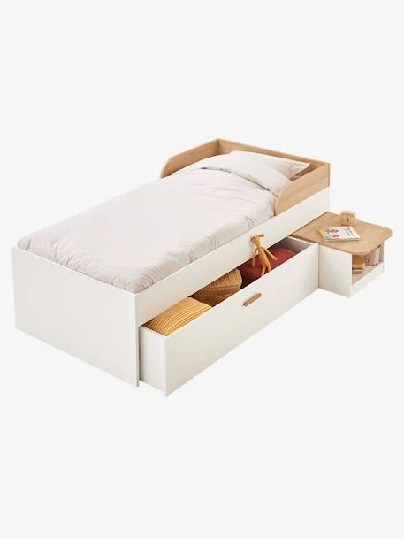 Lit Enfant Multi Rangements HAPPY Blanc - Vertbaudet 3 Lit Enfant Multi Rangements HAPPY Blanc - Vertbaudet