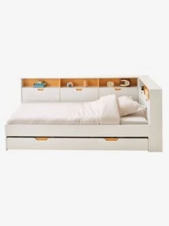 Lit Enfant Multi Rangements TRÉSOR Blanc - Vertbaudet -Enfants Meubles Magasin lit enfant multi rangements tresor 3