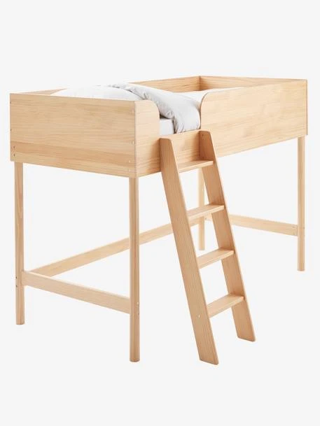 Lit Mi-hauteur LIGNE CONFETTI NATURE Marron - Vertbaudet 4 Lit Mi-hauteur LIGNE CONFETTI NATURE Marron - Vertbaudet – Image 2