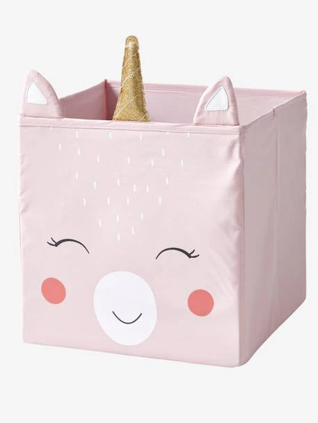 Lot De 2 Bacs De Rangement Magic Licorne Rose + Blanc - Vertbaudet 4 Lot De 2 Bacs De Rangement Magic Licorne Rose + Blanc - Vertbaudet – Image 2
