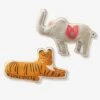 Lot De 2 Coussins Animaux EDEN INDIA Multicolore - Vertbaudet
