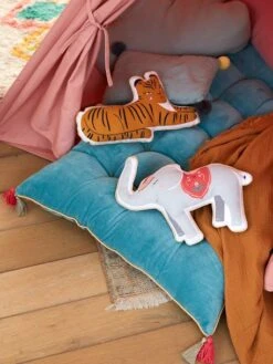 Lot De 2 Coussins Animaux EDEN INDIA Multicolore - Vertbaudet -Enfants Meubles Magasin lot de 2 coussins animaux eden india 3