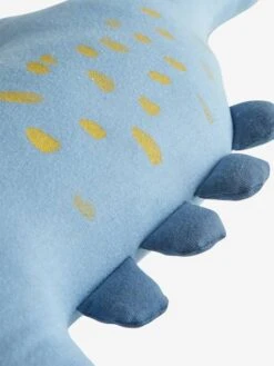 Lot De 2 Coussins PETIT DINO Bleu / Kaki - Vertbaudet -Enfants Meubles Magasin lot de 2 coussins petit dino 2