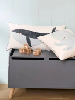 Lot De 2 Coussins SOUS L'OCÉAN Bleu - Vertbaudet -Enfants Meubles Magasin lot de 2 coussins sous locean 5