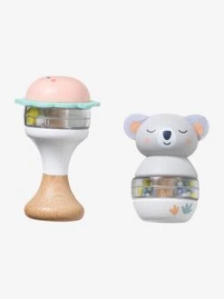 Lot De 2 Hochets En Bois FSC® Vert - Vertbaudet -Enfants Meubles Magasin lot de 2 hochets en bois fsc 2