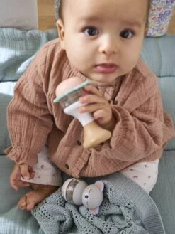 Lot De 2 Hochets En Bois FSC® Vert - Vertbaudet