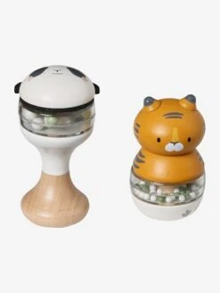 Lot De 2 Hochets En Bois FSC® Vert - Vertbaudet -Enfants Meubles Magasin lot de 2 hochets en bois fsc 3