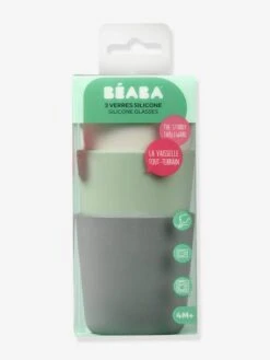 Lot De 3 Verres En Silicone BEABA Multicolore - Beaba -Enfants Meubles Magasin lot de 3 verres en silicone beaba 2