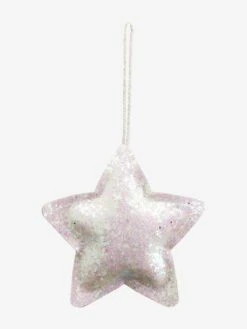 Lot De 4 Décorations De Noël Glitter Rose - Vertbaudet -Enfants Meubles Magasin lot de 4 decorations de noel glitter 1