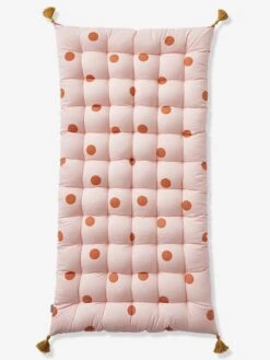 Matelas De Sol à Pompons MINI MAXI POIS Rose - Vertbaudet