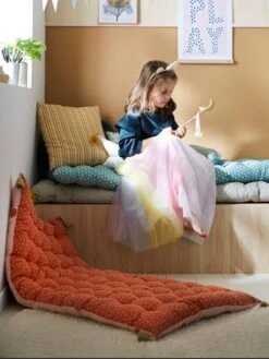 Matelas De Sol à Pompons MINI MAXI POIS Rose - Vertbaudet -Enfants Meubles Magasin matelas de sol a pompons mini maxi pois 3