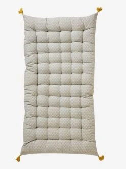 Matelas De Sol Avec Pompons Gris Clair Imprimé - Vertbaudet