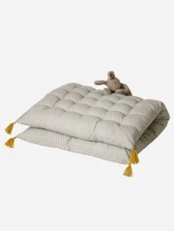 Matelas De Sol Avec Pompons Gris Clair Imprimé - Vertbaudet -Enfants Meubles Magasin matelas de sol avec pompons 6