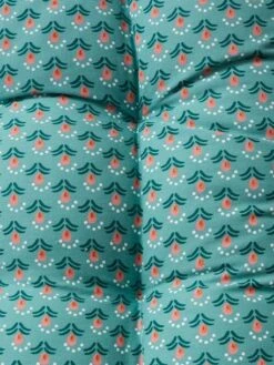 Matelas De Sol Velours Eden India Vert / Rose - Vertbaudet -Enfants Meubles Magasin matelas de sol velours eden india 2