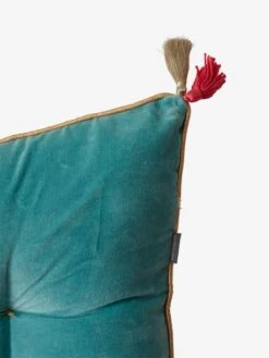 Matelas De Sol Velours Eden India Vert / Rose - Vertbaudet -Enfants Meubles Magasin matelas de sol velours eden india 5