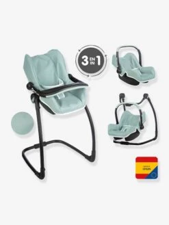 Maxi Cosi Et Chaise Haute 3 En 1 - SMOBY Vert - Smoby -Enfants Meubles Magasin maxi cosi et chaise haute 3 en 1 smoby 4