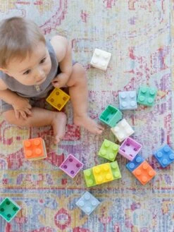 Mes Premières Briques Souples - INFANTINO Multicolore - Infantino 9 Mes Premières Briques Souples - INFANTINO Multicolore - Infantino -Enfants Meubles Magasin mes premieres briques souples infantino 3