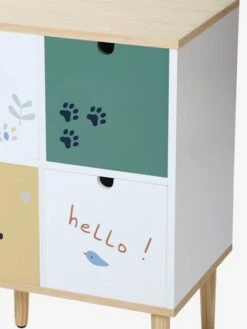 Meuble 6 Bacs Jungle Blanc - Vertbaudet -Enfants Meubles Magasin meuble 6 bacs jungle 5