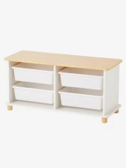 Meuble De Rangement + 4 Bacs LIGNE PTILOU Blanc/bois - Vertbaudet 10 Meuble De Rangement + 4 Bacs LIGNE PTILOU Blanc/bois - Vertbaudet -Enfants Meubles Magasin meuble de rangement 4 bacs ligne ptilou 2