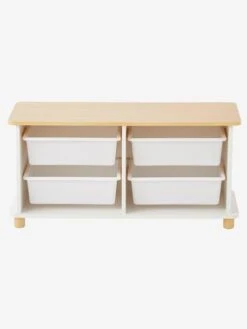 Meuble De Rangement + 4 Bacs LIGNE PTILOU Blanc/bois - Vertbaudet 11 Meuble De Rangement + 4 Bacs LIGNE PTILOU Blanc/bois - Vertbaudet -Enfants Meubles Magasin meuble de rangement 4 bacs ligne ptilou 3