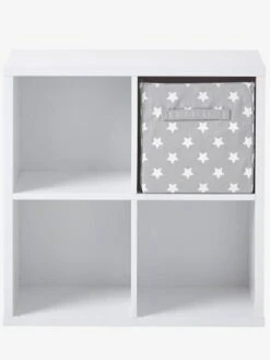 Meuble De Rangement 4 Cases Blanc - Vertbaudet -Enfants Meubles Magasin meuble de rangement 4 cases 3