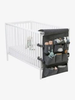 Organisateur à Suspendre Vertbaudet Pour Lit De Bébé Gris Chiné - Vertbaudet -Enfants Meubles Magasin organisateur a suspendre vertbaudet pour lit de bebe 2