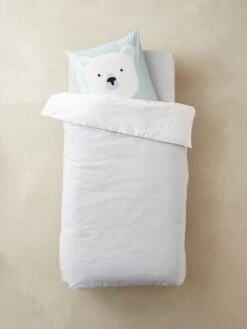 Parure Enfant Housse De Couette + Taie D'oreiller ALPIN Bleu - Vertbaudet 11 Parure Enfant Housse De Couette + Taie D'oreiller ALPIN Bleu - Vertbaudet -Enfants Meubles Magasin parure enfant housse de couette taie doreiller alpin 3