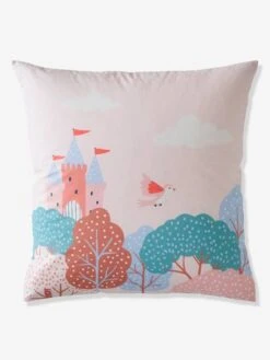 Parure Housse De Couette + Taie D'oreiller Enfant ABC PRINCESSE Mauve - Vertbaudet -Enfants Meubles Magasin parure housse de couette taie doreiller enfant abc princesse 2