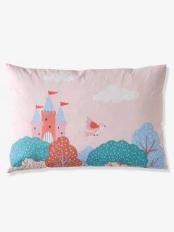 Parure Housse De Couette + Taie D'oreiller Enfant ABC PRINCESSE Mauve - Vertbaudet -Enfants Meubles Magasin parure housse de couette taie doreiller enfant abc princesse 4