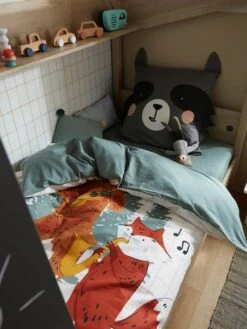 Parure Housse De Couette + Taie D'oreiller Enfant En Coton Bio* FOREST BAND écru / Multicolore - Vertbaudet 13 Parure Housse De Couette + Taie D'oreiller Enfant En Coton Bio* FOREST BAND écru / Multicolore - Vertbaudet -Enfants Meubles Magasin parure housse de couette taie doreiller enfant en coton bio forest band 5