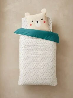 Parure Housse De Couette + Taie D'oreiller Enfant En Coton Bio* NATURE SAUVAGE Bleu - Vertbaudet 12 Parure Housse De Couette + Taie D'oreiller Enfant En Coton Bio* NATURE SAUVAGE Bleu - Vertbaudet -Enfants Meubles Magasin parure housse de couette taie doreiller enfant en coton bio nature sauvage 4