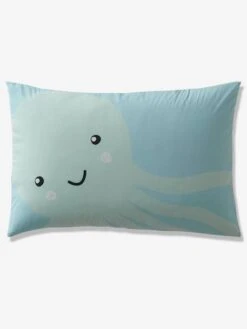 Parure Housse De Couette + Taie D'oreiller Enfant FONDS MARINS Bleu - Vertbaudet -Enfants Meubles Magasin parure housse de couette taie doreiller enfant fonds marins 2