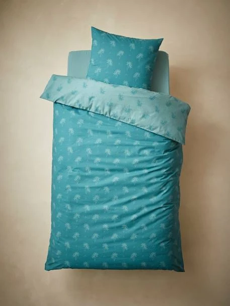 Parure Housse De Couette + Taie D'oreiller Enfant PALMIERS Terracotta - Vertbaudet 7 Parure Housse De Couette + Taie D'oreiller Enfant PALMIERS Terracotta - Vertbaudet – Image 5