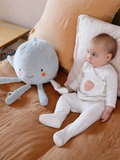 Peluche Pieuvre D'activités Géante Eau Salée Gris - Vertbaudet -Enfants Meubles Magasin peluche pieuvre dactivites geante eau salee 3