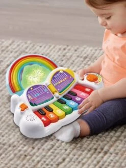 Piano Arc-en-ciel Lumi Magique - VTECH Multicolore - Toutes Les Marques -Enfants Meubles Magasin piano arc en ciel lumi magique vtech 2