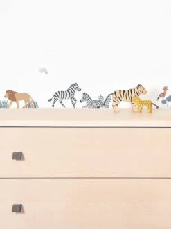 Planche De Stickers LILIPINSO - Big Five & Cie - Animaux Jungle Multicolore - Lilipinso -Enfants Meubles Magasin planche de stickers lilipinso big five cie animaux jungle 2