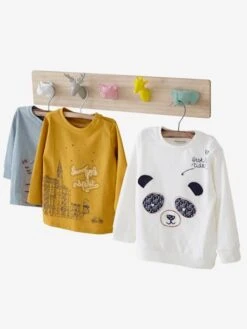 Porte-manteau Avec Patères Z'animo Bois/multicolore - Vertbaudet 9 Porte-manteau Avec Patères Z'animo Bois/multicolore - Vertbaudet -Enfants Meubles Magasin porte manteau avec pateres zanimo 1