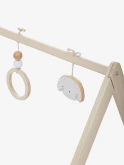 Portique D'éveil Base Triangle En Bois FSC® Beige - Vertbaudet -Enfants Meubles Magasin portique deveil base triangle en bois fsc 5