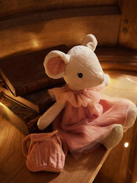 Poupée Souris Et Son Sac à Dos Pour Dent De Lait Blanc - Vertbaudet 4 Poupée Souris Et Son Sac à Dos Pour Dent De Lait Blanc - Vertbaudet – Image 2