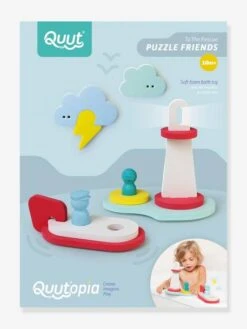 Puzzle De Bain Friends - QUUT Bleu - Quut -Enfants Meubles Magasin puzzle de bain friends quut 4