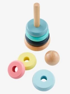 Pyramide D'éveil En Bois FSC® Multicolore - Vertbaudet -Enfants Meubles Magasin pyramide deveil en bois fsc 1