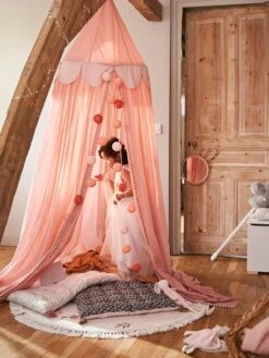 Rideau Ciel De Lit PRINCESSE NATURE Rose - Vertbaudet 12 Rideau Ciel De Lit PRINCESSE NATURE Rose - Vertbaudet -Enfants Meubles Magasin rideau ciel de lit princesse nature 4