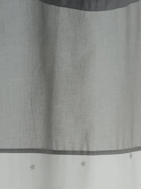 Rideau Voilage étoiles Blanc / Grege - Vertbaudet 5 Rideau Voilage étoiles Blanc / Grege - Vertbaudet – Image 3