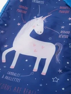 Sac De Couchage Mon Premier Readybed® Avec Matelas Intégré Et Tête De Lit LICORNE Bleu - Vertbaudet -Enfants Meubles Magasin sac de couchage mon premier readybed avec matelas integre et tete de lit licorne 1